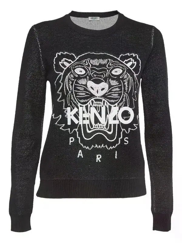 Tiger Embroidered Sweater
