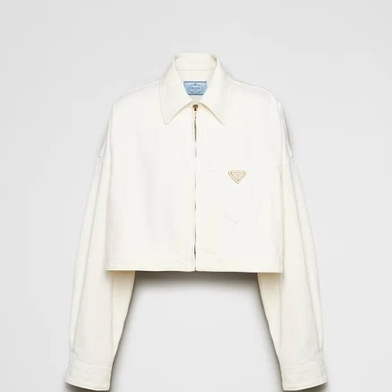 Prada Women's Denim Blouson Jacket