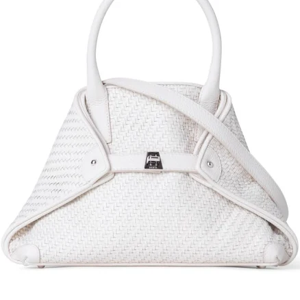 Akris Women's Ai Little Braided Leather Top-Handle Convertible Tote