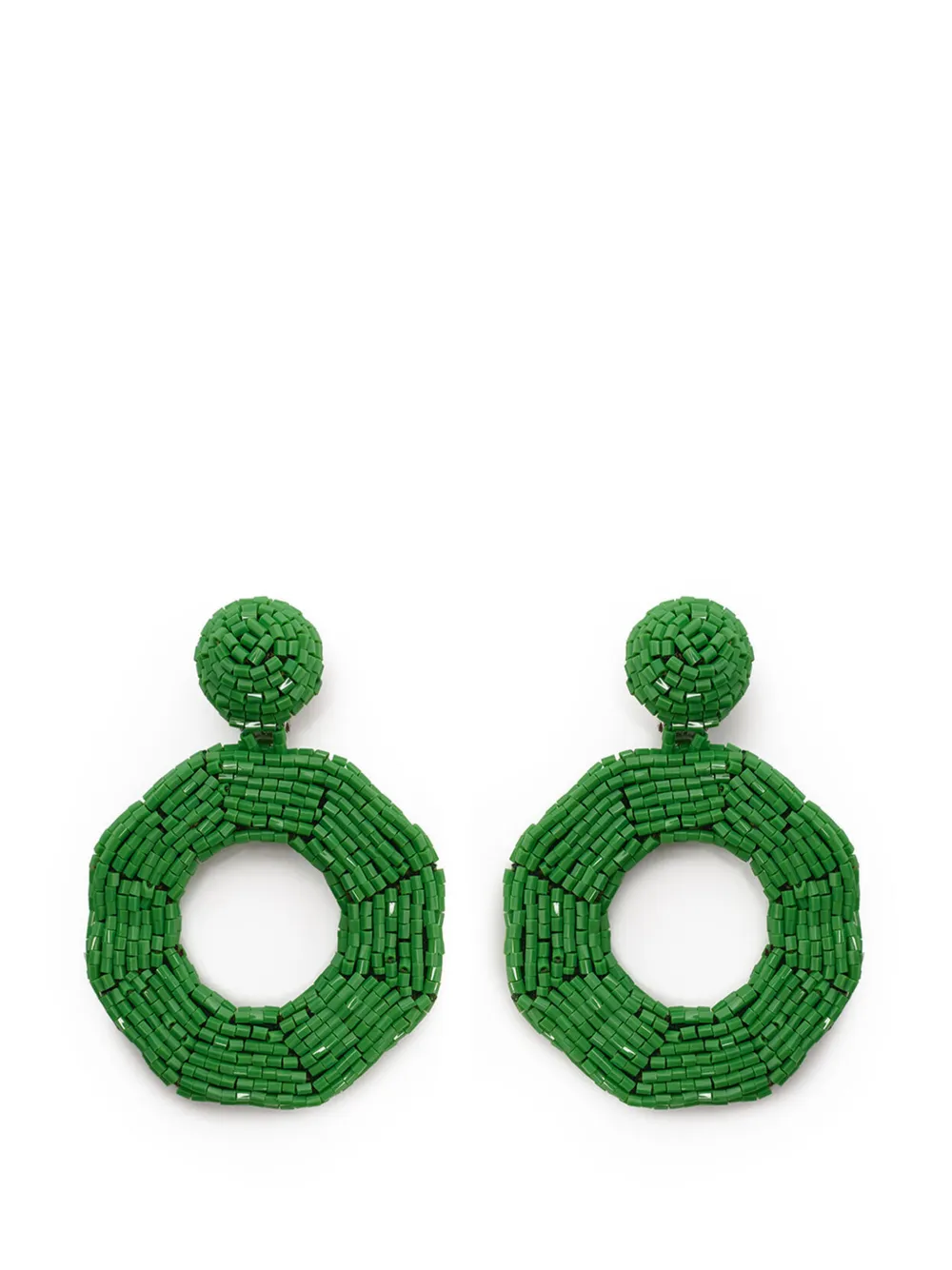 Beaded Pendant Earrings