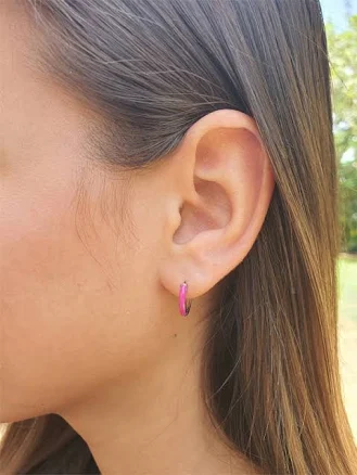 Tiny Sterling Silver 925 Hoop Earrings