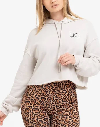 LiCi Cropped Fleece Hoodie