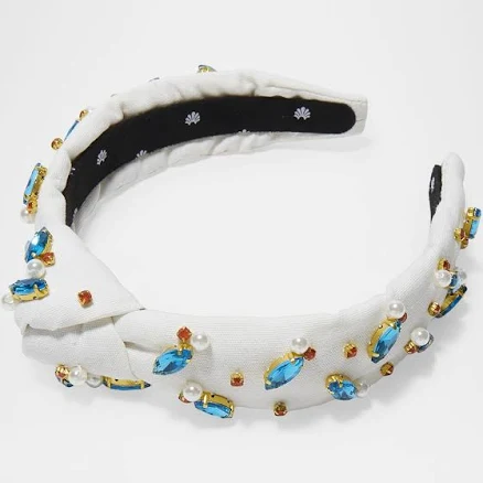 Lele Sadoughi Women's Slim Knotted Crystal Headband