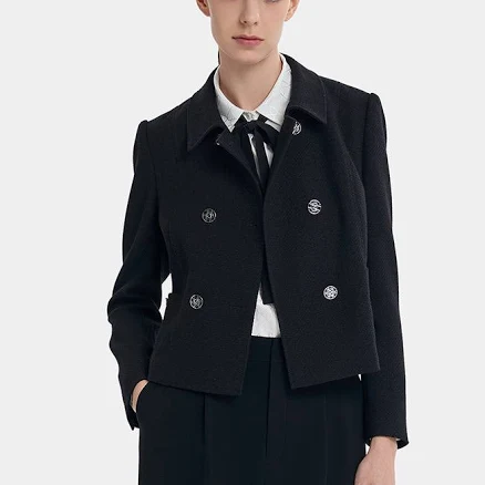 DOUBLE BREASTED CLASSIC CHIC BLAZER