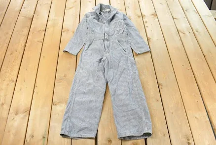 1970s Imperial Women's Denim Herringbone Coveralls