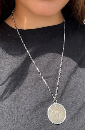 Dream by D Coin Pendant Necklace
