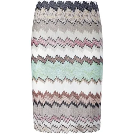Missoni Women's Chevron Slit Midi Skirt