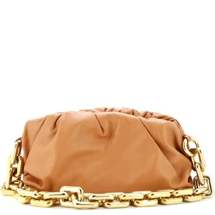 Bottega Veneta Teen Leather Chain Pouch Shoulder Bag