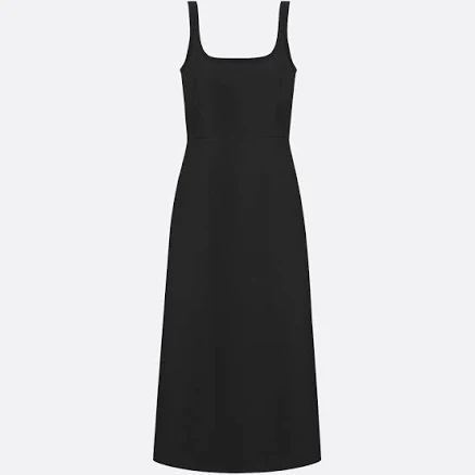 DIOR Women's Mid-Length Wool and Silk Shantung Dress