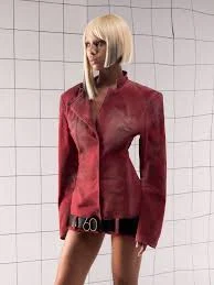 Oversized Blazer - BRICK RED / US / 10