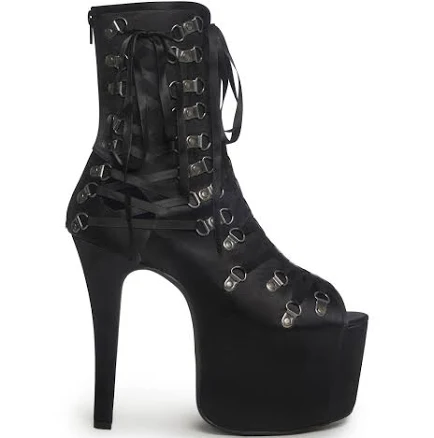 Glamtopia Lace -Up Platform Heels