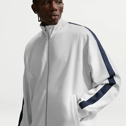 Nike Men's Sportswear Club Oversized Knit Track Jacket