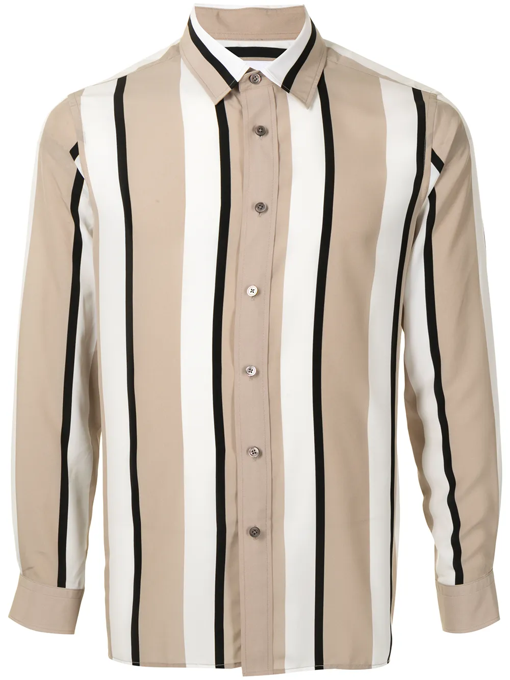 Vertical Stripe Print Shirt