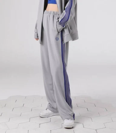 AVANDRESS - HERO TRACK WIDE PANTS LIGHTGREY