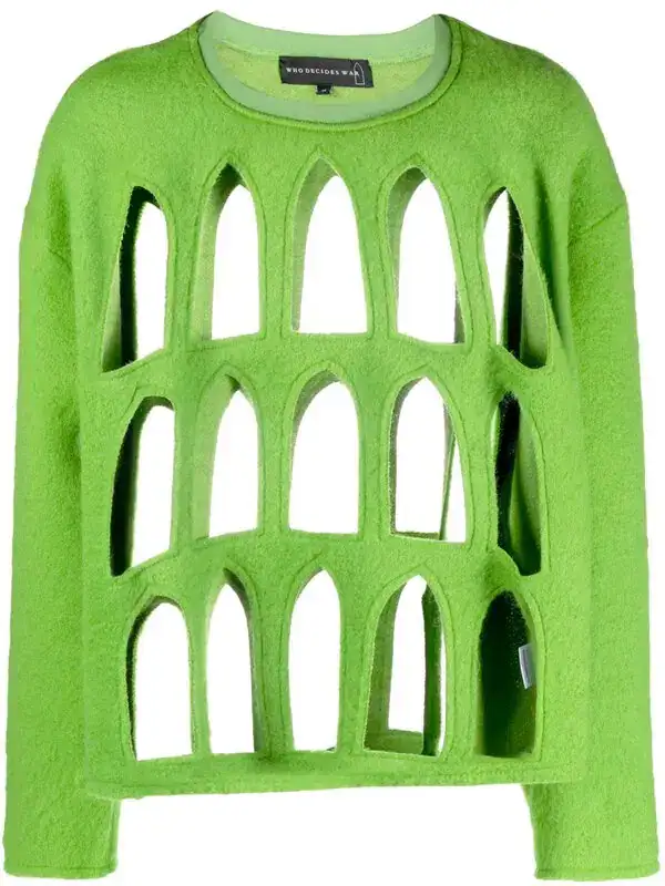 Cut-out Felted Jumper