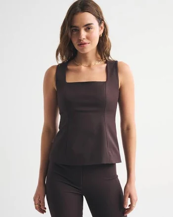 Abercrombie & Fitch Women's Forme Squareneck Top