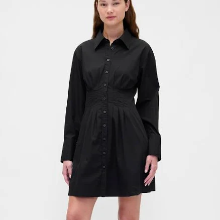 Gap Women's Pleated Mini Shirtdress