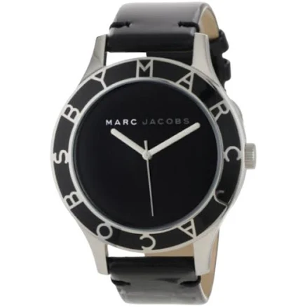 Marc Jacobs Women's mbm1205 Blade Black Leather Watch