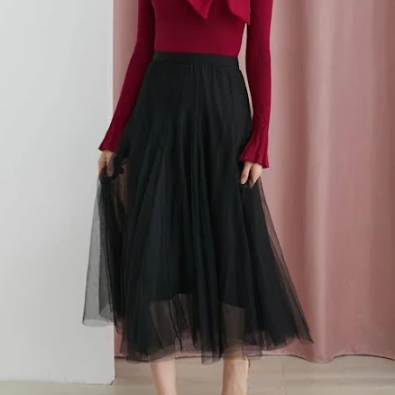 My Secret Garden Tulle Maxi Skirt