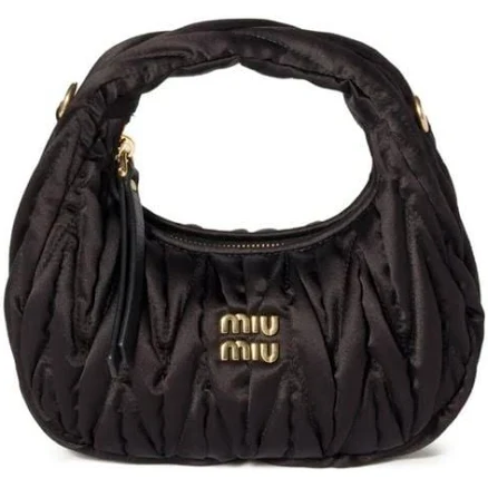 Miu Miu Mini Wander Satin Tote Bag