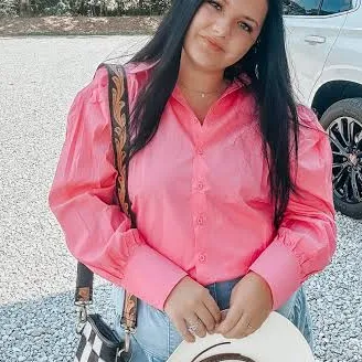 Puff Sleeve Button Down Top