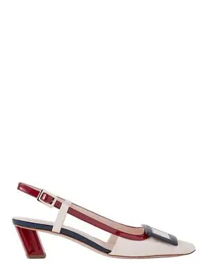Two-tone Slingback Pumps