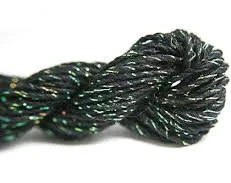 Stardust 512 Black Silk & Ivory Thread Needlepoint