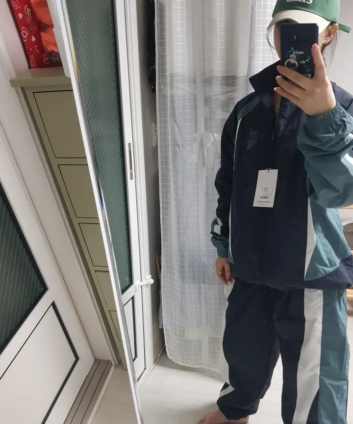 Color Block 93 Sporty Zip-Up Jacket_Navy