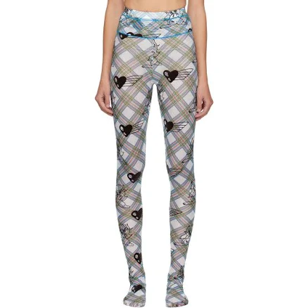 Bunny Girl Argyle Mesh Leggings