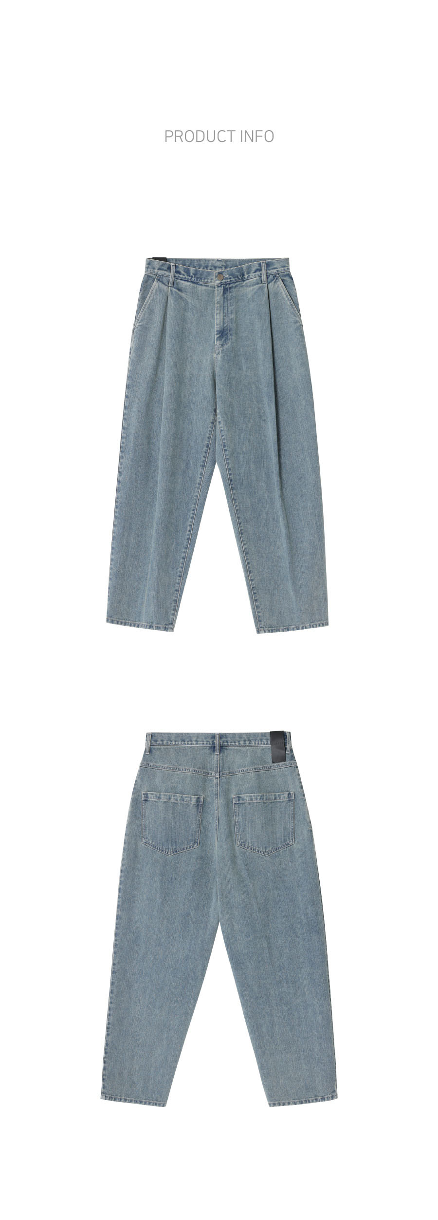 Wide Cotton Denim