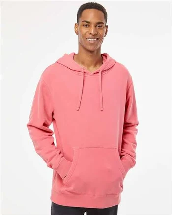 Independent Trading Co. Midweight Pigment-Dyed Hooded Sweatshirt
