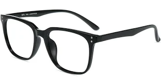 Firmoo Black Square Prescription Glasses Frame LKFS4126R
