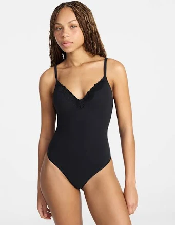 No Boundaries Fit Stretch Lace Bodysuit