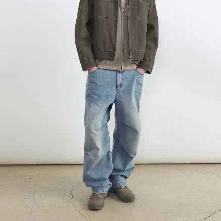 INSILENCE Parachute Denim Pants