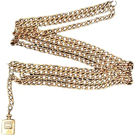 CHANEL Perfume Bottle Waist Chain, 80 cm