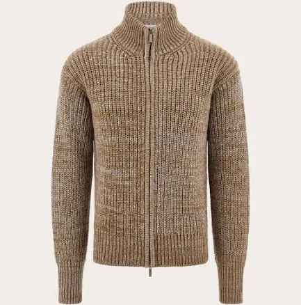 Ferragamo Men's High Neck Cardigan