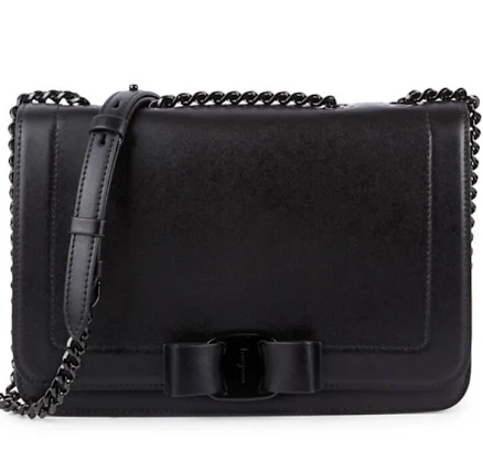 Salvatore Ferragamo Women's Vara Rainbow Leather Crossbody Bag