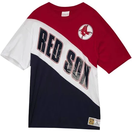 Mitchell & Ness Men's Play By Play Boston Red Sox T-Shirt