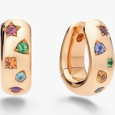 Pomellato Iconica Rose Gold Huggie Earrings