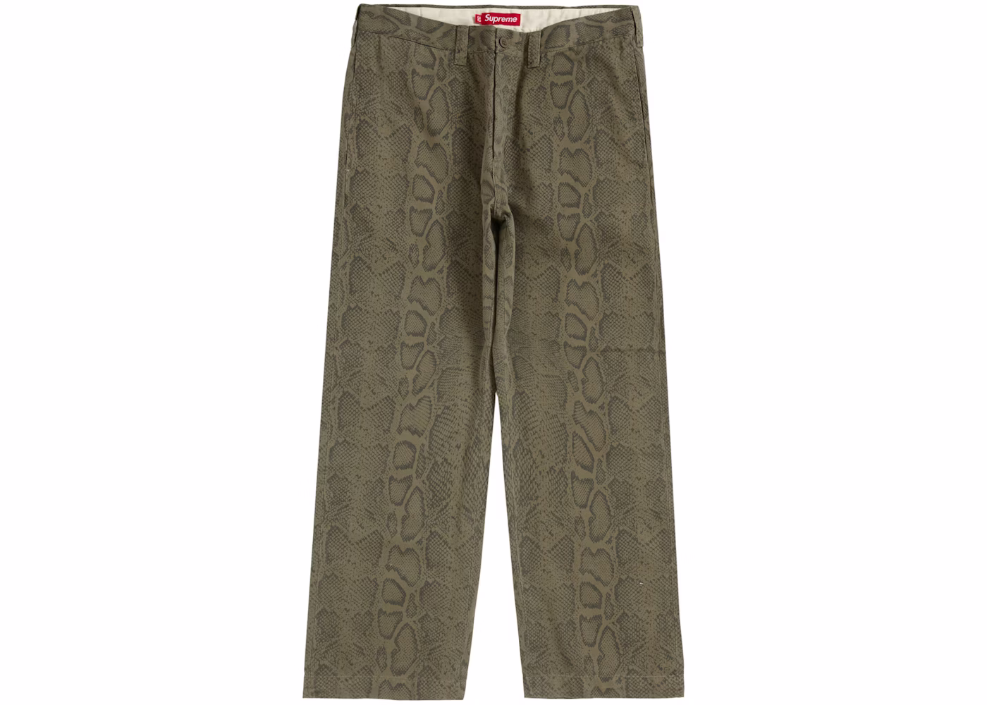 Supreme Snake Print Chino Pant
