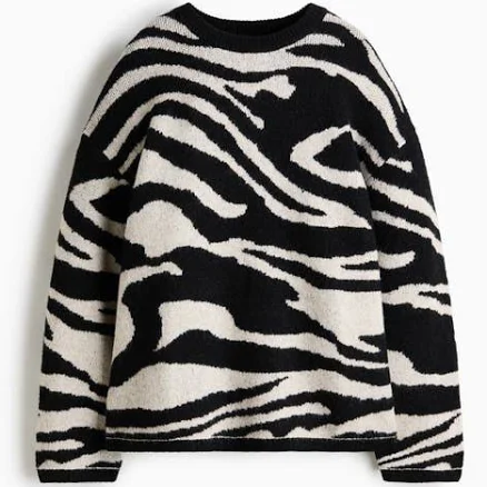 H&M Women's Jacquard-knit Sweater