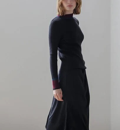 CAHIERS Kkaijienne Drape Wrap Asymmetrical Skirt