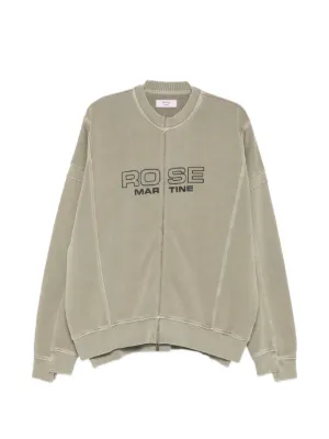 Logo Print Half-zip Sweatshirt