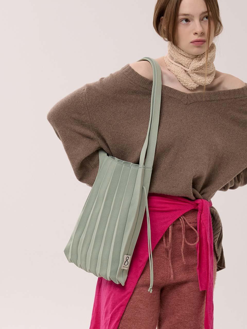 Lucky Pleats Knit Bag M ( ALL )