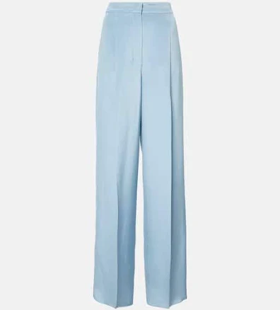 Max Mara Origano high-rise silk wide-leg pants - 40