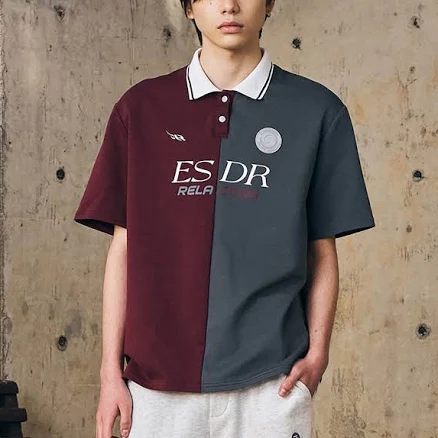 ENSHADOWER Retro Contrast Panel Polo T-Shirt