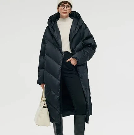 Unisex Hooded Goose Down Coat