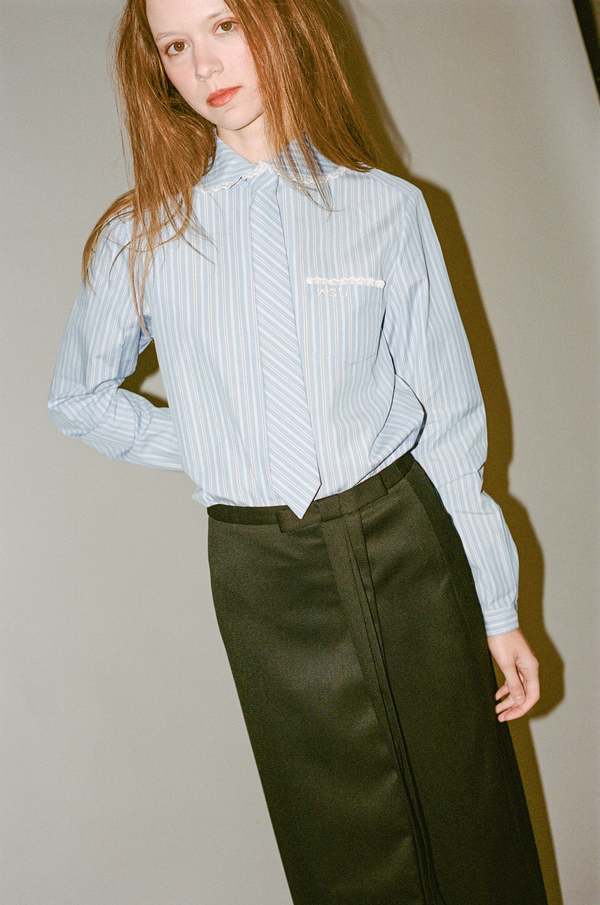 Sandy Liang Cardiff Shirt - Light Blue