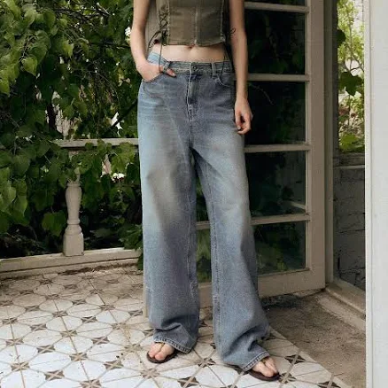 W Concept Line Denim Pants