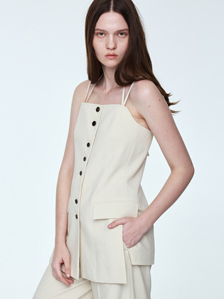 Halterneck Detail Summer Vest